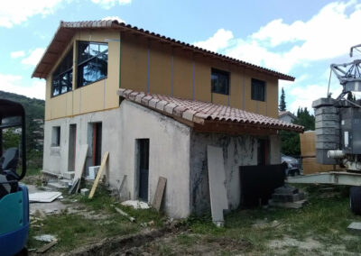 Surélévation de Maison en ossature bois hors d'eau hors d'air