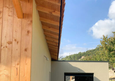 Carport attenant Maison Saint Thomé Ardèche