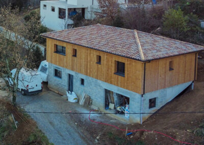 Construction d’une Maison Ossature Bois à Aubenas