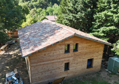 Construction Chalet à Barnas en Ardèche