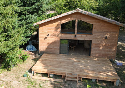 Construction Chalet à Barnas en Ardèche