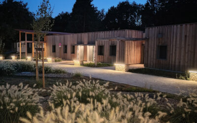 450 m² de pergolas et 1 100 m² de bardage bois pour le DITEP de Pont Brillant