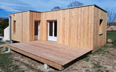 Construction d’un pool house en bois de 40 m² à Saint-Maurice-d’Ardèche